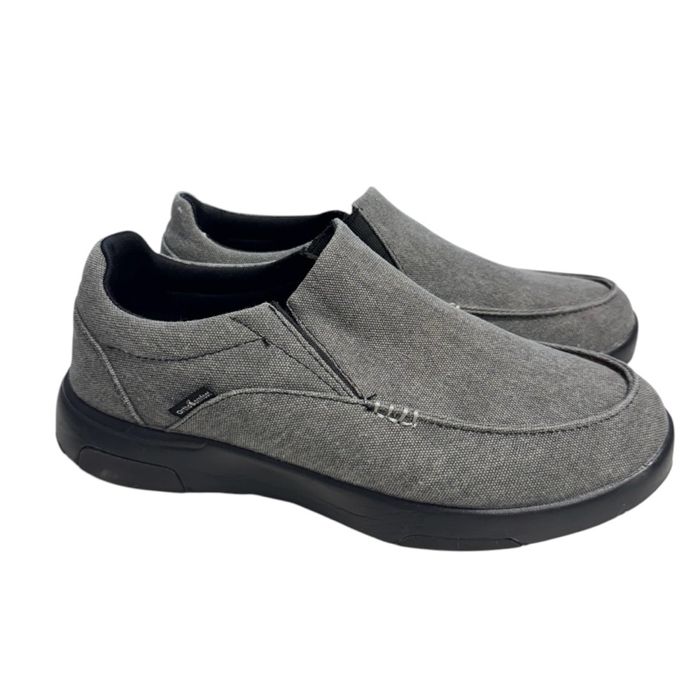 Ortho Comfoot Men’s Slip on Canvas Loafers Size 9 
Gray Heather